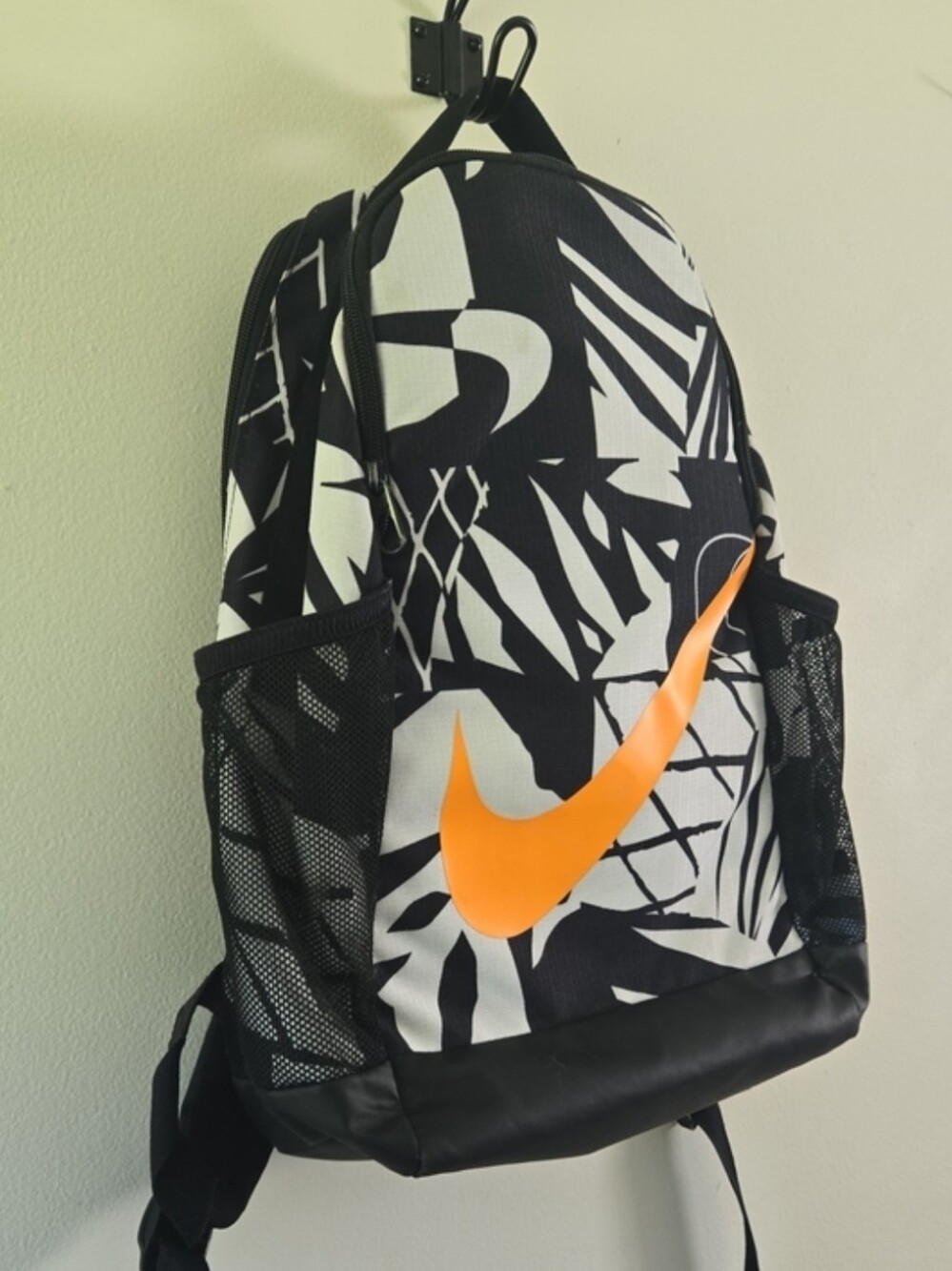 Nike Kids Graphic Backpack Black & White